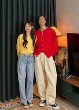 Women's デイリーウォッシャブルカーディガン 10COLOR