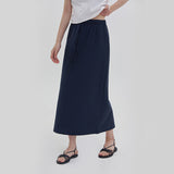 [Ranoti] Stripe Long Slit Skirt - 2color