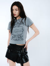 ハートブレイカーズクラブTシャツ [カーキ]