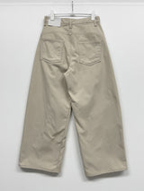 [FW/Brushed Lining] 421 カーブドボンデッドワイドパンツ