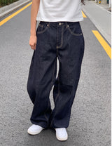 More wide denim pants