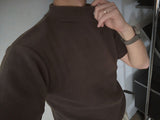 ASCLO Fleece High Neck Short Sleeve T (5color)