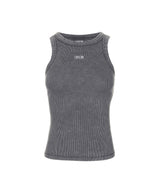 8287 Logo Vintage Sleeveless Tee (Gray)