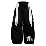 Strap Point Loose Fit Track Pants