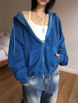 [EE] Run Pigment Hooded Zip-Up