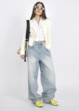 (UNISEX)ソフトデニムパンツ