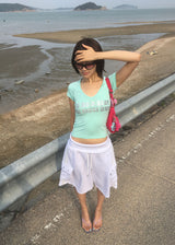 TRACK EYELET BERMUDA PANTS (3color)