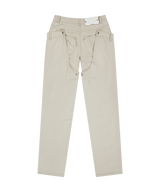 Detachable Button Denim Pants / Beige