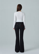 Ruched Shirring Tee