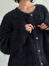 Pleddy Angora Shaggy Cardigan (3color)