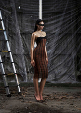 NONE Midi Mesh Dress