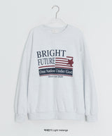 [unisex] リマンヌプリントオーバースウェットシャツ
