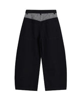 Heid Check Layered Balloon Pants