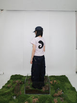 W Horn Applique Tee in Light Pink