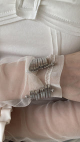 8layered silver bangle
