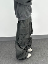 shirring strap cargo pants