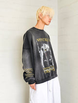 VENTIQUE ウォッシングナイトメアスウェットシャツ 1color