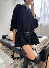BUCKLE WIDE BELT