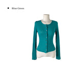 Kable Slim Button Round Cardigan