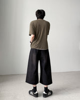 クロップレイヤード半袖Tシャツ