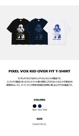 PIXEL VOX KID OVER FIT T-SHIRT (3color)