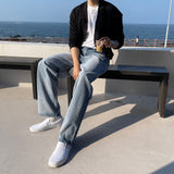 LMN Labo Wide Brush Denim Pants (5 colors)