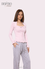 Pink Mood Slim Strap Top