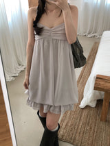 イヴ シャーリング ミニドレス(3 colors)