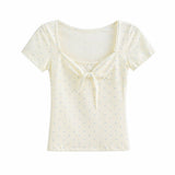 Yuni Dot Ribbon Top