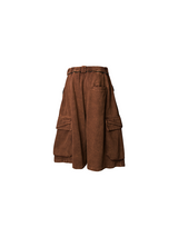 (cont'd) デタッチャブルスクエアスカーフプリーツデニムパンツ