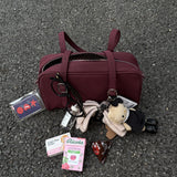 イェル スクエアバッグ (burgundy)