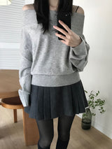 クロエウールプリーツスカート (3 colors)
