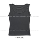 [U-BASIC] Daily Solid Crop Sleeveless