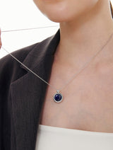 26SS★ [Premium Plating] Penisense AB Coin Necklace Lapis Lazuli
