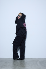 eureka 2-Way Zip-Up Hoodie-black