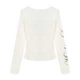 Sorine Cutout Print Top