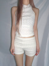 Evening Angora Sleeveless