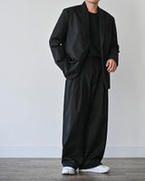 WIT TR WIDE SLACKS BK 
