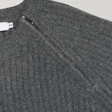 スキューダイアゴナルジッパーニット – M / L (6 Colors)