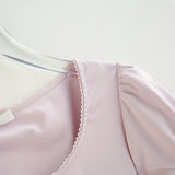 Cora Puff Sleeve Lettering Top