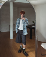 Spud Two-Pintuck Bermuda Slacks