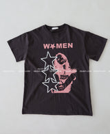 Funky Star Oversized Fit Boxy Short Sleeve T-shirt