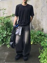 ハードダメージショートスリーブTシャツ3C