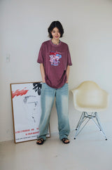 26SS★キトゥン ソーダ ピグメント ショートスリーブ Tシャツ
