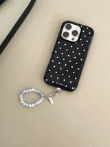 ブラックドットバンパーケース (keyring ring X)