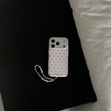 (반투명) red dot phone case