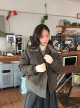Qumi High Neck Wool Padding Jumper