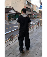 Hood layered long sleeve
