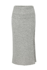 Mocha slit skirt
