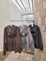 VENTIQUE ピグメントワールドツアーフーディー 3colors